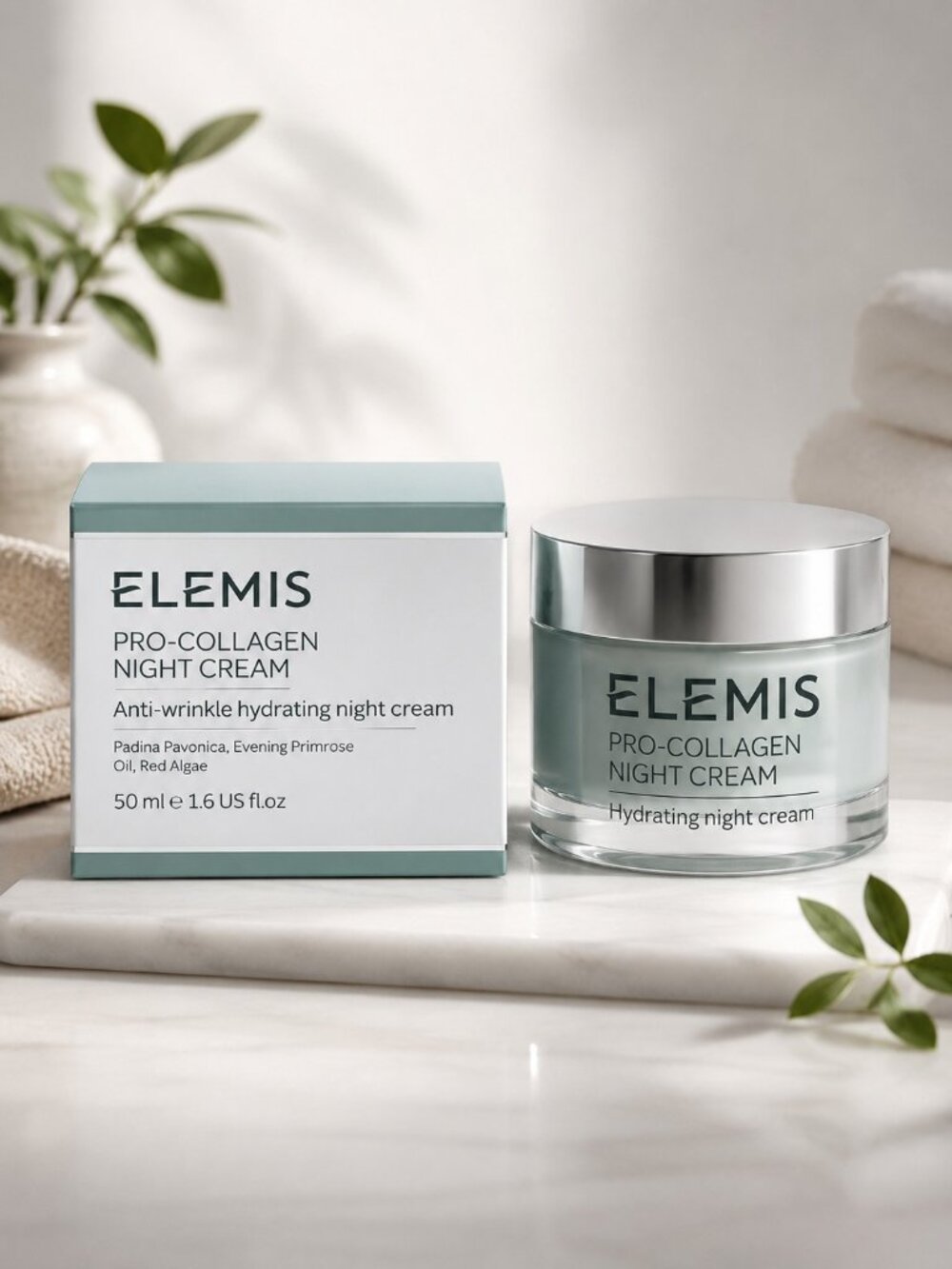 ELEMIS Pro-Collagen Night Cream 50ml Anti-Wrinkle Hydrating Luxury Skincare NIB